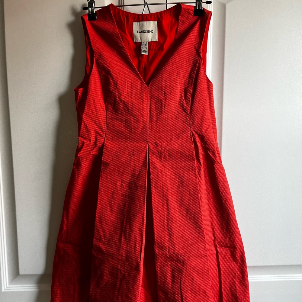 Beautiful orange sleeveless dress